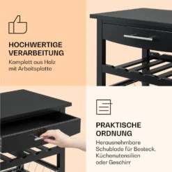 Louisiana Servierwagen Küchenwagen 5 Etagen Holz Handtuchhalter Mobil 12 Louisiana Servierwagen Küchenwagen 5 Etagen Holz Handtuchhalter Mobil -Haushaltsgerätegeschäft 10041123 de 0005 logo