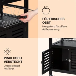 Louisiana Servierwagen Küchenwagen 5 Etagen Holz Handtuchhalter Mobil 13 Louisiana Servierwagen Küchenwagen 5 Etagen Holz Handtuchhalter Mobil -Haushaltsgerätegeschäft 10041123 de 0006 logo