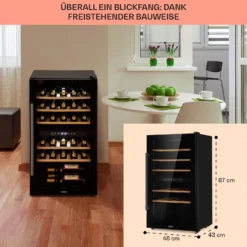 Barossa 29 Duo Weinkühlschrank 29 Fl 80 Ltr 2 Zonen Drucktasten 12 Barossa 29 Duo Weinkühlschrank 29 Fl 80 Ltr 2 Zonen Drucktasten -Haushaltsgerätegeschäft 10041124 de 0006 usp