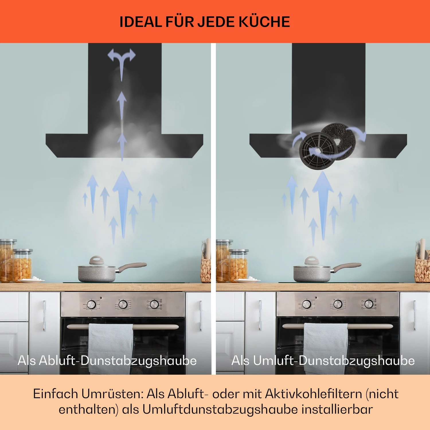 Limelight Dunstabzugshaube 60cm Wandhaube 600m³/h 7 Limelight Dunstabzugshaube 60cm Wandhaube 600m³/h – Bild 7