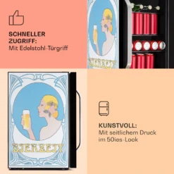 Beersafe 70 Bierzeit Edition Kühlschrank 70 Ltr 3 Böden Glas Edelstahl 11 Beersafe 70 Bierzeit Edition Kühlschrank 70 Ltr 3 Böden Glas Edelstahl -Haushaltsgerätegeschäft 10041176 de 0004 usp