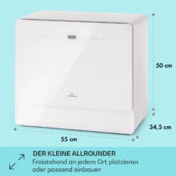 Emerald 5 Slim Geschirrspüler Freistehend 7 Programme Touch-Control -Haushaltsgerätegeschäft 10041185 de 0005 usp
