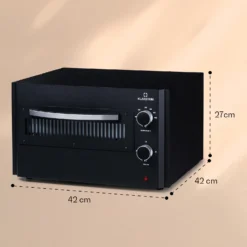 Arezzo Pizza-Ofen Herausnehmbarer Pizza-Stein Stahlgehäuse 1770 W 160 - 400 °C 11 Arezzo Pizza-Ofen Herausnehmbarer Pizza-Stein Stahlgehäuse 1770 W 160 - 400 °C -Haushaltsgerätegeschäft 10041186 yy 0006 dimensions