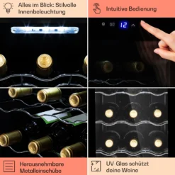 Barolo 12 Uno Weinkühlschrank 37 Ltr 12 Flaschen 11-18°C SingleZone 12 Barolo 12 Uno Weinkühlschrank 37 Ltr 12 Flaschen 11-18°C SingleZone -Haushaltsgerätegeschäft 10041205 de 0005 usp
