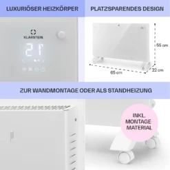 Bansin Crystal Smart Konvektions-Heizgerät 1500W 5 - 50 °C App-Steuerung 13 Bansin Crystal Smart Konvektions-Heizgerät 1500W 5 - 50 °C App-Steuerung -Haushaltsgerätegeschäft 10041210 de 0006 usp