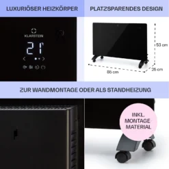 Bansin Crystal Smart Konvektions-Heizgerät 2500W 5 - 50 °C App-Steuerung 12 Bansin Crystal Smart Konvektions-Heizgerät 2500W 5 - 50 °C App-Steuerung -Haushaltsgerätegeschäft 10041211 de 0006 usp
