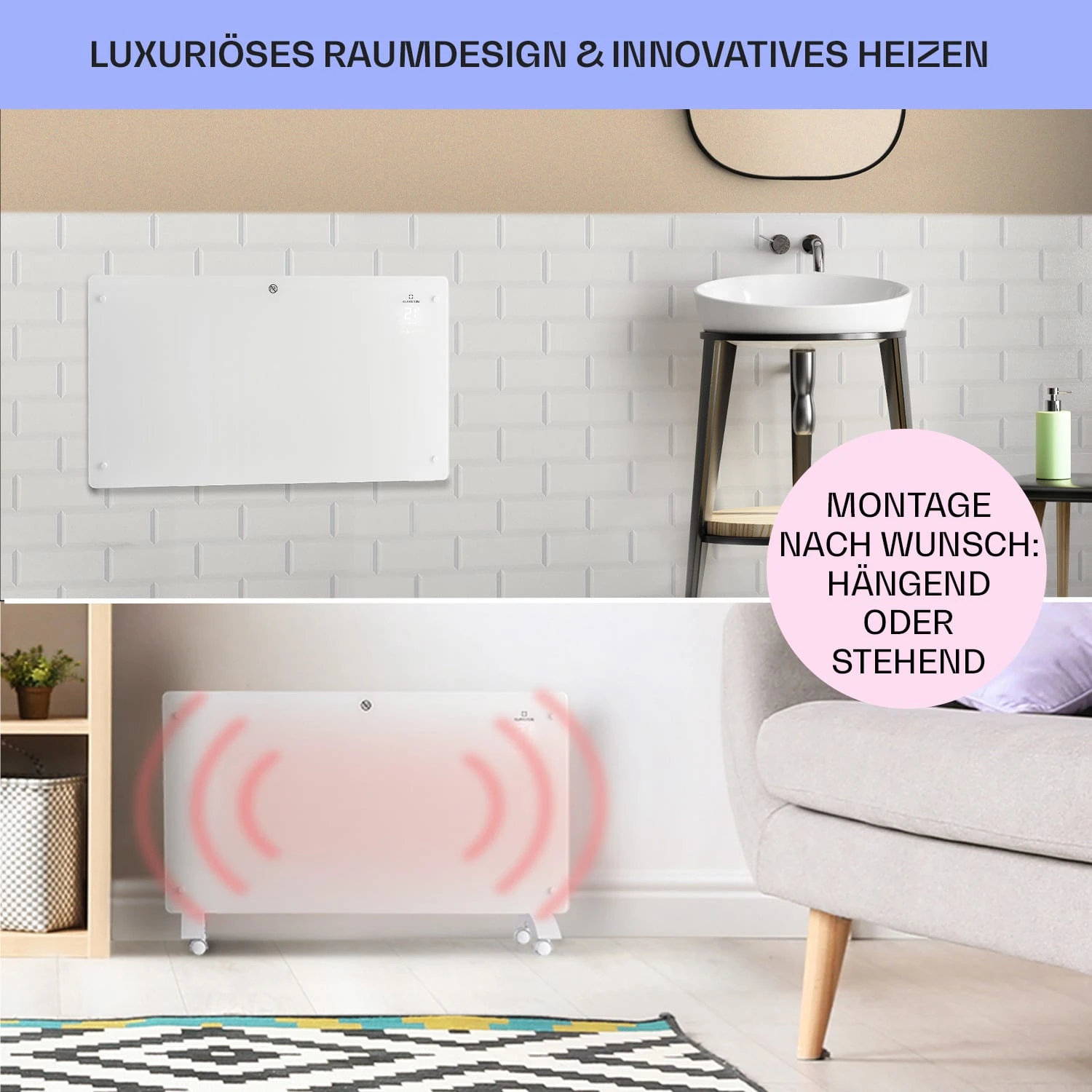 Bansin Crystal Smart Konvektions-Heizgerät 2500W 5 - 50 °C App-Steuerung 7 Bansin Crystal Smart Konvektions-Heizgerät 2500W 5 - 50 °C App-Steuerung – Bild 7