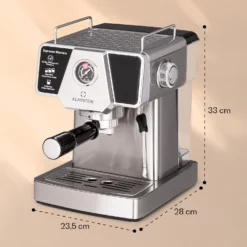 Libeica Espressomaschine 19 Bar Ca. 10 Tassen 1,8 Liter Milchschaum 15 Libeica Espressomaschine 19 Bar Ca. 10 Tassen 1,8 Liter Milchschaum -Haushaltsgerätegeschäft 10041253 yy 0008 dimensions