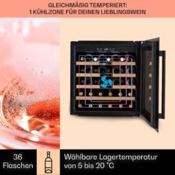 Vinsider 36 Built-In Uno Einbau-Weinkühlschrank 36 Flaschen 92 Ltr Edelstahl 11 Vinsider 36 Built-In Uno Einbau-Weinkühlschrank 36 Flaschen 92 Ltr Edelstahl -Haushaltsgerätegeschäft 10041286 de 0003 usp