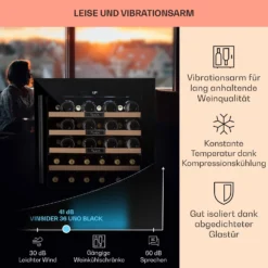 Vinsider 36 Built-In Uno Einbau-Weinkühlschrank 36 Flaschen 92 Ltr Edelstahl 12 Vinsider 36 Built-In Uno Einbau-Weinkühlschrank 36 Flaschen 92 Ltr Edelstahl -Haushaltsgerätegeschäft 10041286 de 0004 usp