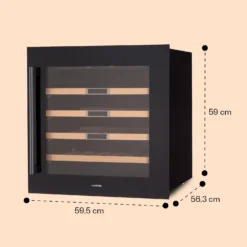 Vinsider 36 Built-In Uno Einbau-Weinkühlschrank 36 Flaschen 92 Ltr Edelstahl 15 Vinsider 36 Built-In Uno Einbau-Weinkühlschrank 36 Flaschen 92 Ltr Edelstahl -Haushaltsgerätegeschäft 10041286 yy 0011 dimensions