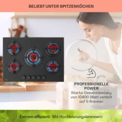 Firetale Gaskochfeld 5-flammig 70 Cm Aluminium-Brenner Inkl. Schlauch Und Druckminderer 11 Firetale Gaskochfeld 5-flammig 70 Cm Aluminium-Brenner Inkl. Schlauch Und Druckminderer -Haushaltsgerätegeschäft 10041300 de 0003 usp