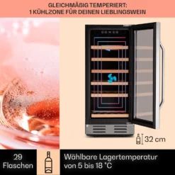 Vinovilla 29 Built-In Weinkühlschrank 81 L / 29 Fl. Glastür Edelstahl 10 Vinovilla 29 Built-In Weinkühlschrank 81 L / 29 Fl. Glastür Edelstahl -Haushaltsgerätegeschäft 10041304 de 0003 logo