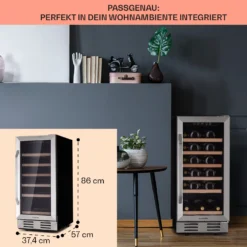 Vinovilla 29 Built-In Weinkühlschrank 81 L / 29 Fl. Glastür Edelstahl 13 Vinovilla 29 Built-In Weinkühlschrank 81 L / 29 Fl. Glastür Edelstahl -Haushaltsgerätegeschäft 10041304 de 0006 logo