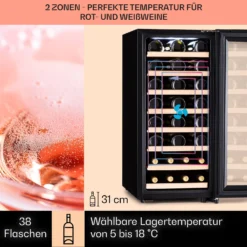 Barossa 38 Uno Weinkühlschrank 1 Zone 94 Ltr 38 Fl Touch-Display 11 Barossa 38 Uno Weinkühlschrank 1 Zone 94 Ltr 38 Fl Touch-Display -Haushaltsgerätegeschäft 10041306 de 0003 usp