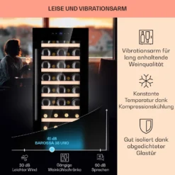 Barossa 38 Uno Weinkühlschrank 1 Zone 94 Ltr 38 Fl Touch-Display 12 Barossa 38 Uno Weinkühlschrank 1 Zone 94 Ltr 38 Fl Touch-Display -Haushaltsgerätegeschäft 10041306 de 0004 usp