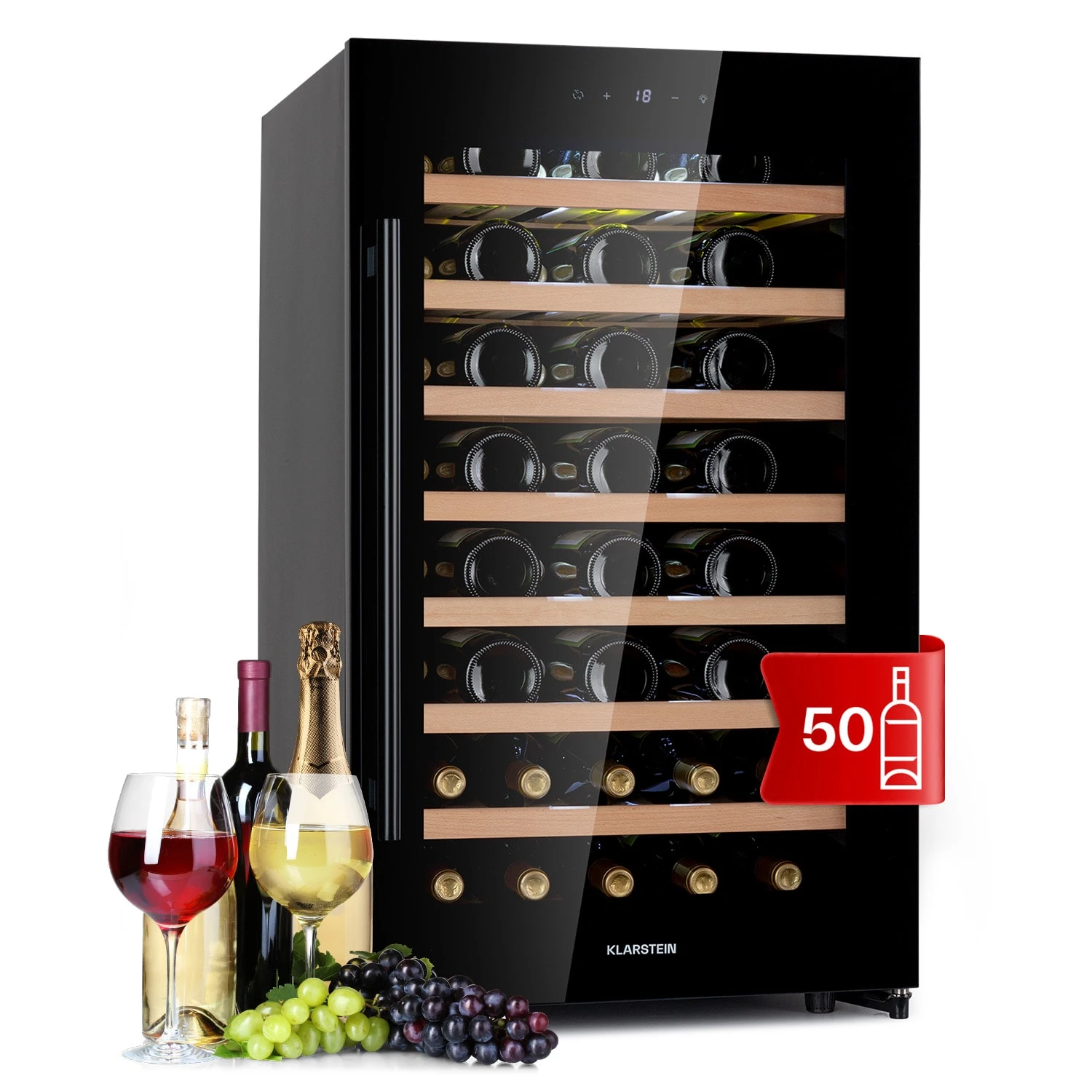 Barossa 50 Uno Weinkühlschrank 1 Zone 120 Ltr 50 Fl Touch-Display 1 Barossa 50 Uno Weinkühlschrank 1 Zone 120 Ltr 50 Fl Touch-Display