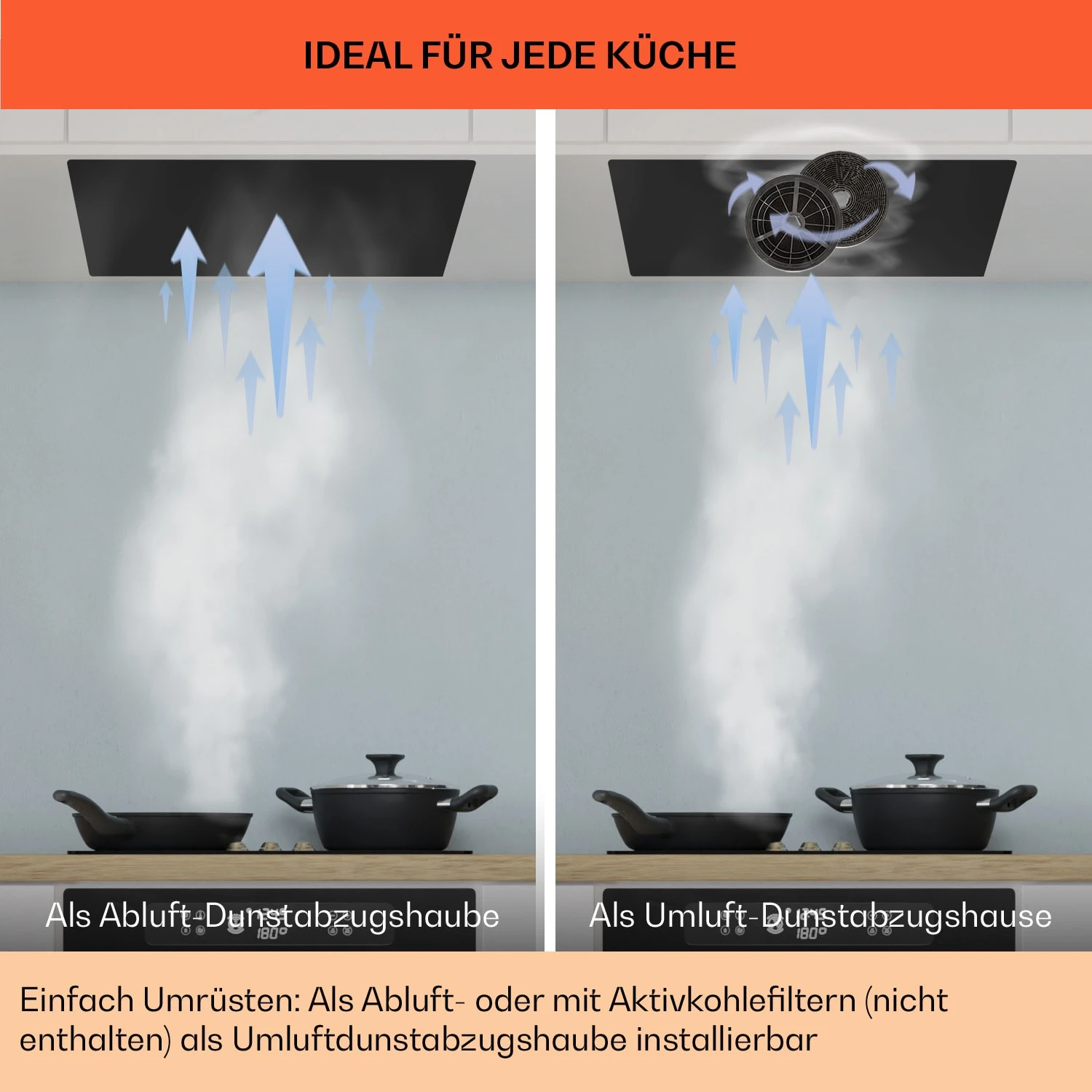 Camila Dunstabzugshaube Einbau 52 Cm 397 M³/h LED Touch Edelstahl 7 Camila Dunstabzugshaube Einbau 52 Cm 397 M³/h LED Touch Edelstahl – Bild 7