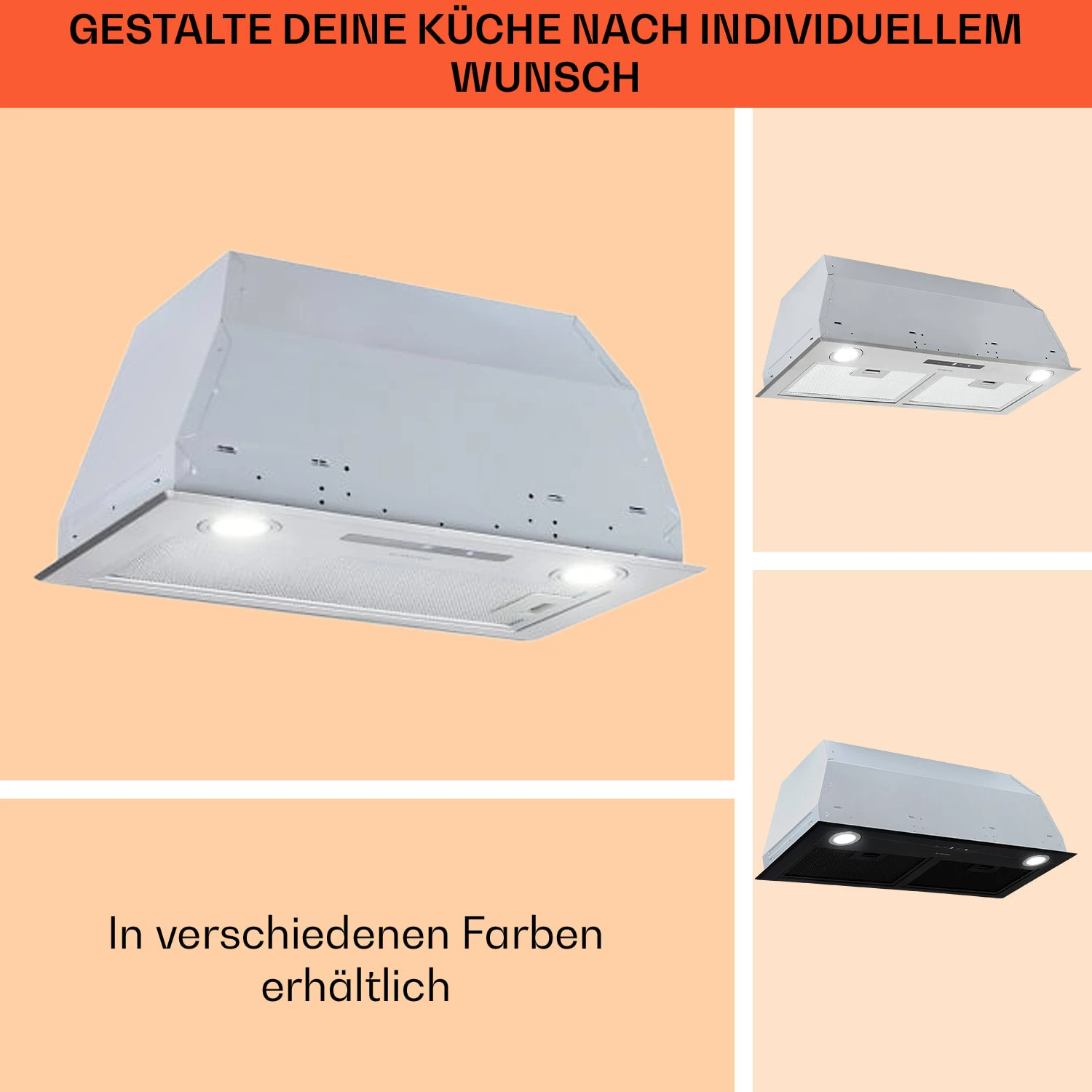 Camila Dunstabzugshaube Einbau 52 Cm 397 M³/h LED Touch Edelstahl 8 Camila Dunstabzugshaube Einbau 52 Cm 397 M³/h LED Touch Edelstahl – Bild 8