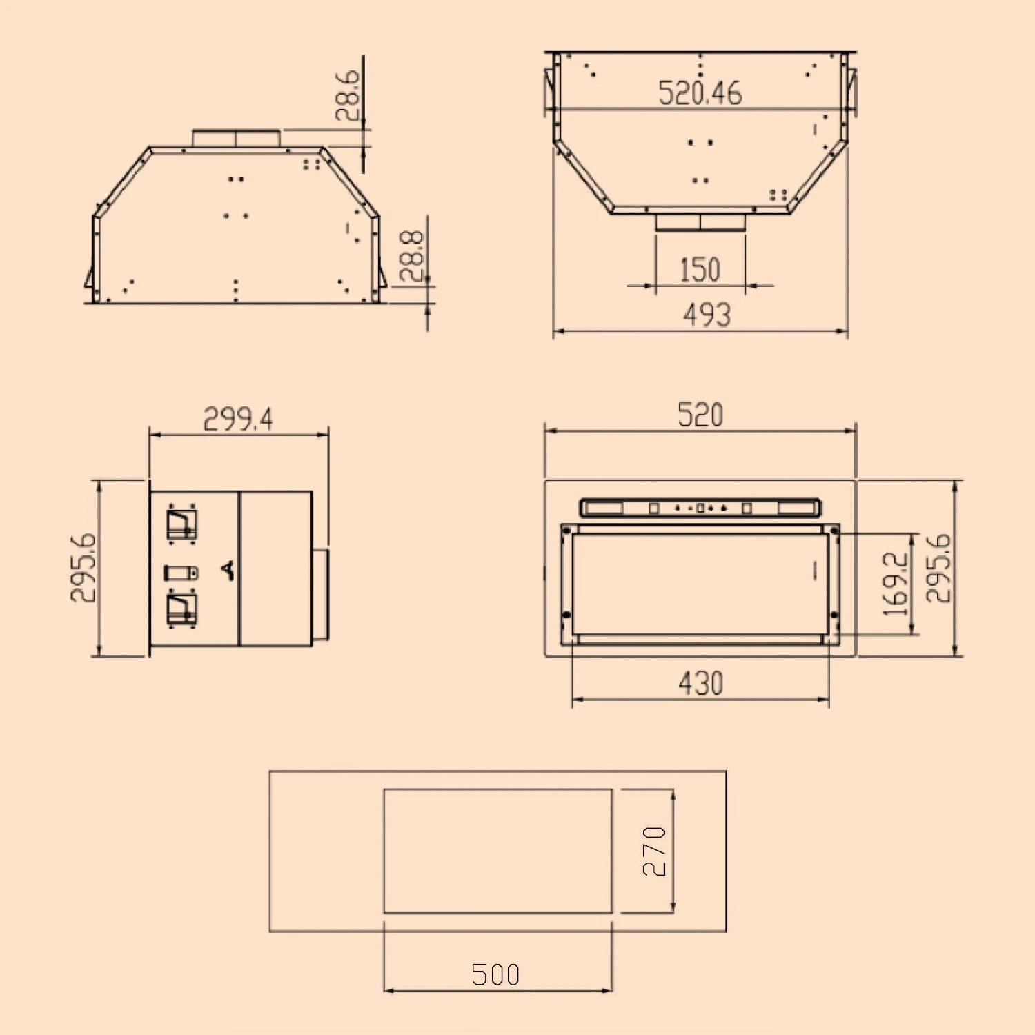 Camila Dunstabzugshaube Einbau 52 Cm 397 M³/h LED Touch Edelstahl 9 Camila Dunstabzugshaube Einbau 52 Cm 397 M³/h LED Touch Edelstahl – Bild 9