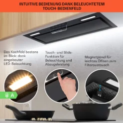 Camila Dunstabzugshaube Einbau 70 Cm 397 M³/h LED Touch Edelstahl 12 Camila Dunstabzugshaube Einbau 70 Cm 397 M³/h LED Touch Edelstahl -Haushaltsgerätegeschäft 10041347 de 0004 usp