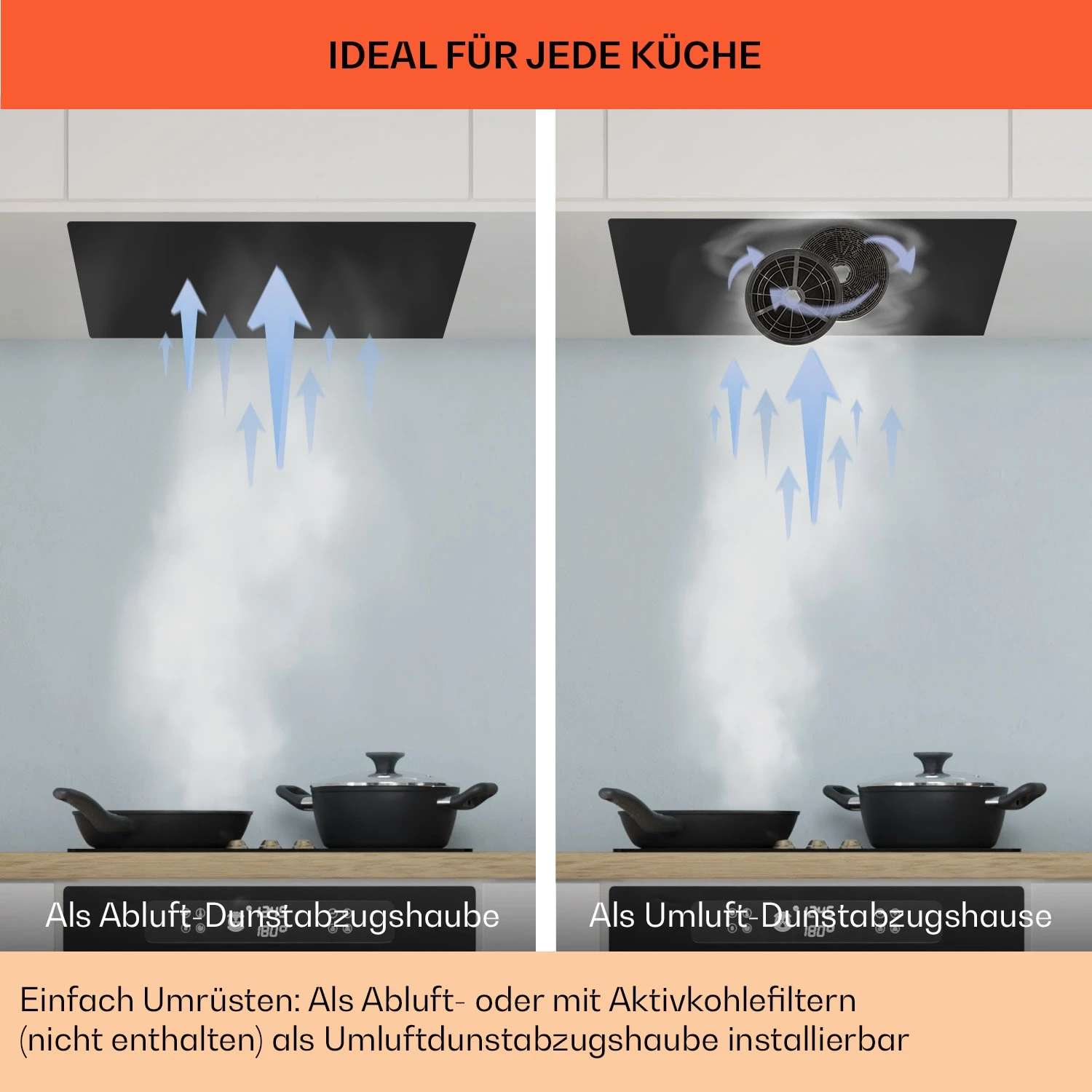 Camila Dunstabzugshaube Einbau 70 Cm 397 M³/h LED Touch Edelstahl 7 Camila Dunstabzugshaube Einbau 70 Cm 397 M³/h LED Touch Edelstahl – Bild 7