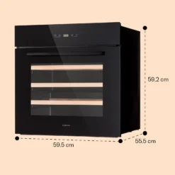 Vinsider 30 Built-In Uno Einbau-Weinkühlschrank 30 Flaschen 77 Ltr Edelstahl 16 Vinsider 30 Built-In Uno Einbau-Weinkühlschrank 30 Flaschen 77 Ltr Edelstahl -Haushaltsgerätegeschäft 10041357 yy 0008 dimensions