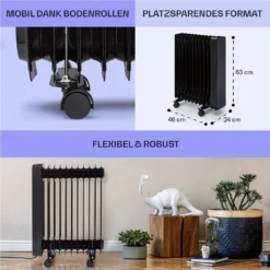 Sanford Smart Ölradiator 2500 W Leistung Wochentimer LED-Display Touch-Panel Klarstein-App 11 Sanford Smart Ölradiator 2500 W Leistung Wochentimer LED-Display Touch-Panel Klarstein-App -Haushaltsgerätegeschäft 10041358 de 0006 usp