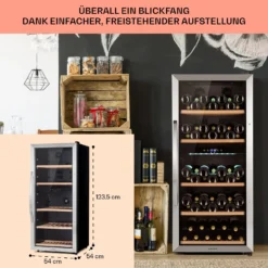 Vinamour 66 Duo Weinkühlschrank 2 Zonen 204 L/79 Flaschen 5-18°C Touch 14 Vinamour 66 Duo Weinkühlschrank 2 Zonen 204 L/79 Flaschen 5-18°C Touch -Haushaltsgerätegeschäft 10041394 de 0006 usp