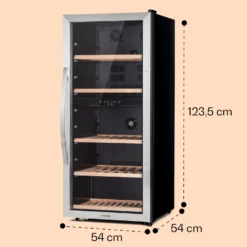 Vinamour 66 Duo Weinkühlschrank 2 Zonen 204 L/79 Flaschen 5-18°C Touch 16 Vinamour 66 Duo Weinkühlschrank 2 Zonen 204 L/79 Flaschen 5-18°C Touch -Haushaltsgerätegeschäft 10041394 yy 0008 dimensions