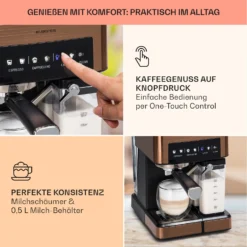 Arabica Comfort Espressomaschine 1350W 20 Bar 1,8l Touch-Bedienfeld 10 Arabica Comfort Espressomaschine 1350W 20 Bar 1,8l Touch-Bedienfeld -Haushaltsgerätegeschäft 10041524 de 0003 usp