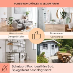 Wonderwall Santorini Smart Infrarot-Heizung 120x60cm 1000W Wochentimer IP24 11 Wonderwall Santorini Smart Infrarot-Heizung 120x60cm 1000W Wochentimer IP24 -Haushaltsgerätegeschäft 10041819 de 0005 usp