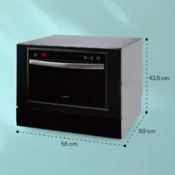 Havasia UV 8 Neo Tischgeschirrspüler UV-Licht Freistehend / Einbau 1380W -Haushaltsgerätegeschäft 10041830 yy 0007 dimensions