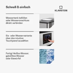 Aqueous Eiswürfelmaschine 3-in-1: Eiswürfel, Wasserspender: Heiß & Kalt 20 Kg/24h 9 Aqueous Eiswürfelmaschine 3-in-1: Eiswürfel, Wasserspender: Heiß & Kalt 20 Kg/24h -Haushaltsgerätegeschäft 10041845 de 0004 usp
