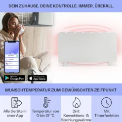 Taal Smart Hybrid-Infrarot-Heizung 105x56cm 750W Wochentimer IP24 10 Taal Smart Hybrid-Infrarot-Heizung 105x56cm 750W Wochentimer IP24 -Haushaltsgerätegeschäft 10041869 de 0003 usp