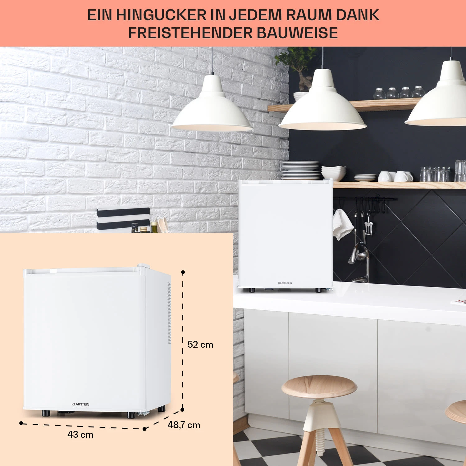 Happy Hour 45 Mini-Kühlschrank Minibar Getränkekühlschrank 45 L 26 DB 6 Happy Hour 45 Mini-Kühlschrank Minibar Getränkekühlschrank 45 L 26 DB – Bild 6