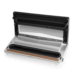 Tastemaker Sous Vide Garer Mit Foodlocker Slim Vakuumierer Und Vakuumierfolien-Rolle Komplett-Set -Haushaltsgerätegeschäft 60001816 yy 0008 detail Klarstein FoodLocker Slim Vakuumierer 130W silber reedit