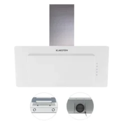 Lorea 90 Dunstabzugshaube Inklusive 2 X Aktivkohlefilter Weiß 8 Lorea 90 Dunstabzugshaube Inklusive 2 X Aktivkohlefilter Weiß -Haushaltsgerätegeschäft 60002200 yy 0004 detail Klarstein Lorea Abzugshaube 90cm weiss