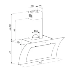 Sabia 90 Dunstabzugshaube | 90cm | 600 M³/h | Energieeffizienzklasse A | Inklusive 2 X Aktivkohlefilter 19 Sabia 90 Dunstabzugshaube | 90cm | 600 M³/h | Energieeffizienzklasse A | Inklusive 2 X Aktivkohlefilter -Haushaltsgerätegeschäft 60002219 yy 0009 logo Klarstein Sabia 90 Dunstabzugshaube weiss