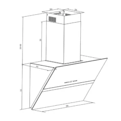 Aurea VII Dunstabzugshaube Umluftset 90cm Aktivkohlefilter Schwarz 16 Aurea VII Dunstabzugshaube Umluftset 90cm Aktivkohlefilter Schwarz -Haushaltsgerätegeschäft 60002223 yy 0008 logo Klarstein Aurea VII Dunstabzugshaube 90cm schwarz
