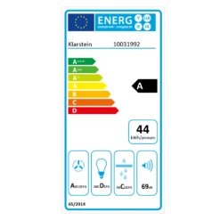 Montblanc Dunstabzugshaube Umluftset 610m³/h 165W 2x1,5W Schwarz 17 Montblanc Dunstabzugshaube Umluftset 610m³/h 165W 2x1,5W Schwarz -Haushaltsgerätegeschäft 60002318 energy label