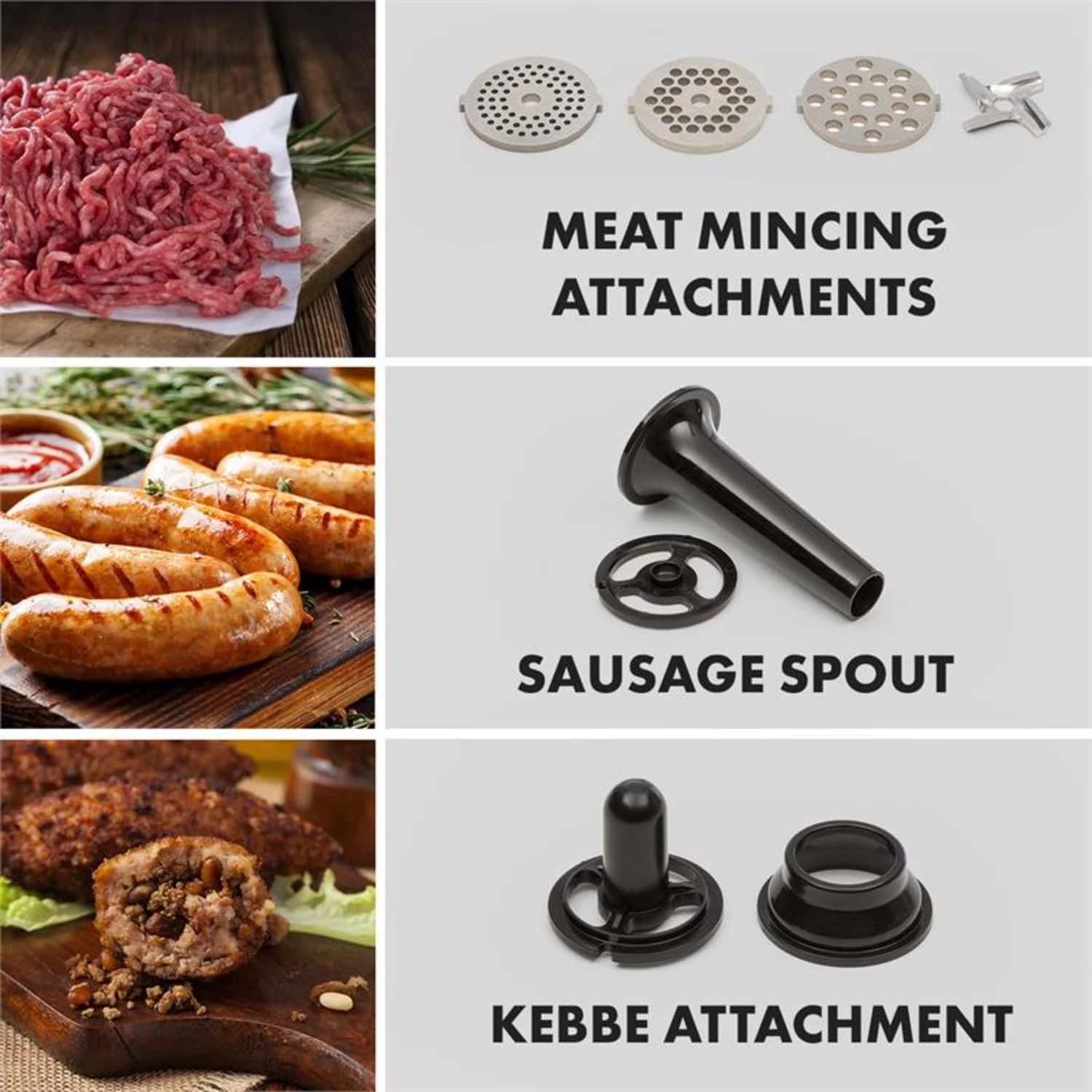 Curve Plus Küchenmaschinen-Set | 5l | 4-in-1 Fleischwolf | Rot 2 Curve Plus Küchenmaschinen-Set | 5l | 4-in-1 Fleischwolf | Rot – Bild 2