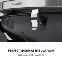 Parforce One 3,5kW 12000BTU 300°C SNJS Gasschlauch Schwarz 16 Parforce One 3,5kW 12000BTU 300°C SNJS Gasschlauch Schwarz -Haushaltsgerätegeschäft 60002427 yy 0007 logo Klarstein Parforce One Gasgrill 12000BTU schwarz