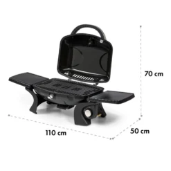 Parforce One 3,5kW 12000BTU 300°C SNJS Gasschlauch Schwarz 19 Parforce One 3,5kW 12000BTU 300°C SNJS Gasschlauch Schwarz -Haushaltsgerätegeschäft 60002427 yy 0010 logo Klarstein Parforce One Gasgrill 12000BTU schwarz