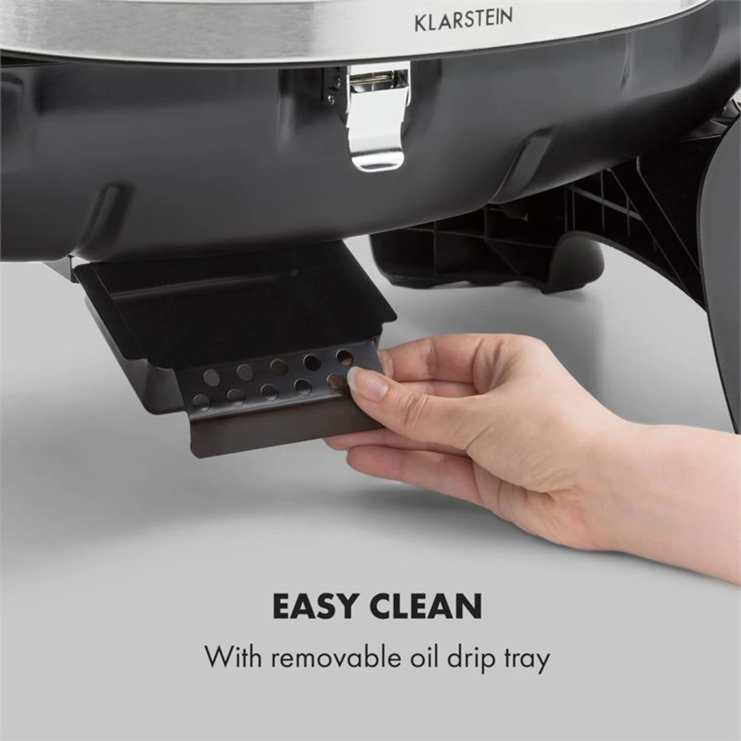 Parforce One Gasgrill 3,5kW 12000BTU SNJS Grilltisch Gasschlauch Grau – Bild 7