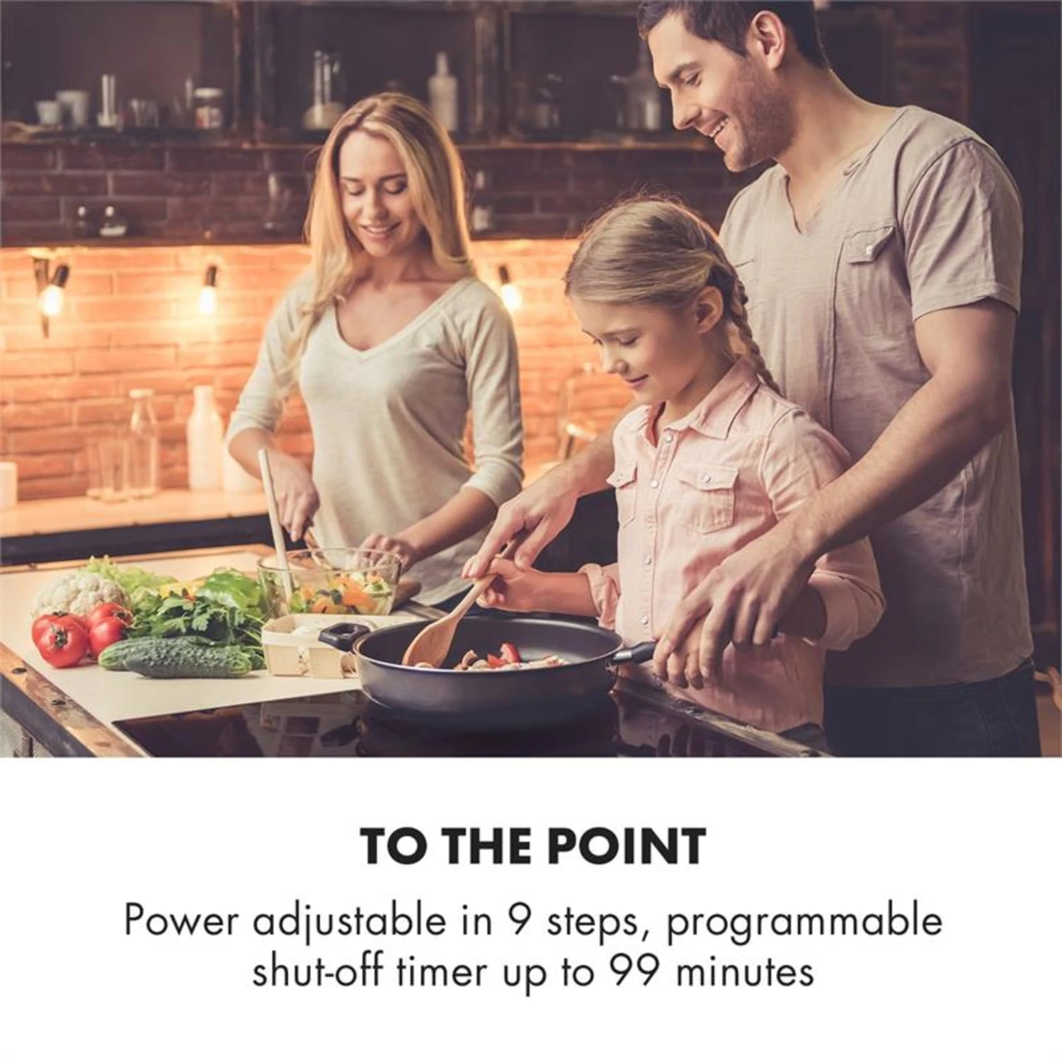 Kalahari Delicatessa Einbau-Ofen-Set Induktion 7000W 68Ltr Schwarz Edelstahl 7 Kalahari Delicatessa Einbau-Ofen-Set Induktion 7000W 68Ltr Schwarz Edelstahl – Bild 7