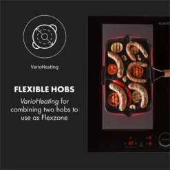 Kalahari Delicatessa Einbau-Ofen-Set Induktion 7000W 68Ltr Schwarz Edelstahl 19 Kalahari Delicatessa Einbau-Ofen-Set Induktion 7000W 68Ltr Schwarz Edelstahl -Haushaltsgerätegeschäft 60002585 yy 0008 logo Klarstein Delicatessa 60 Einbaukochfeld schwarz