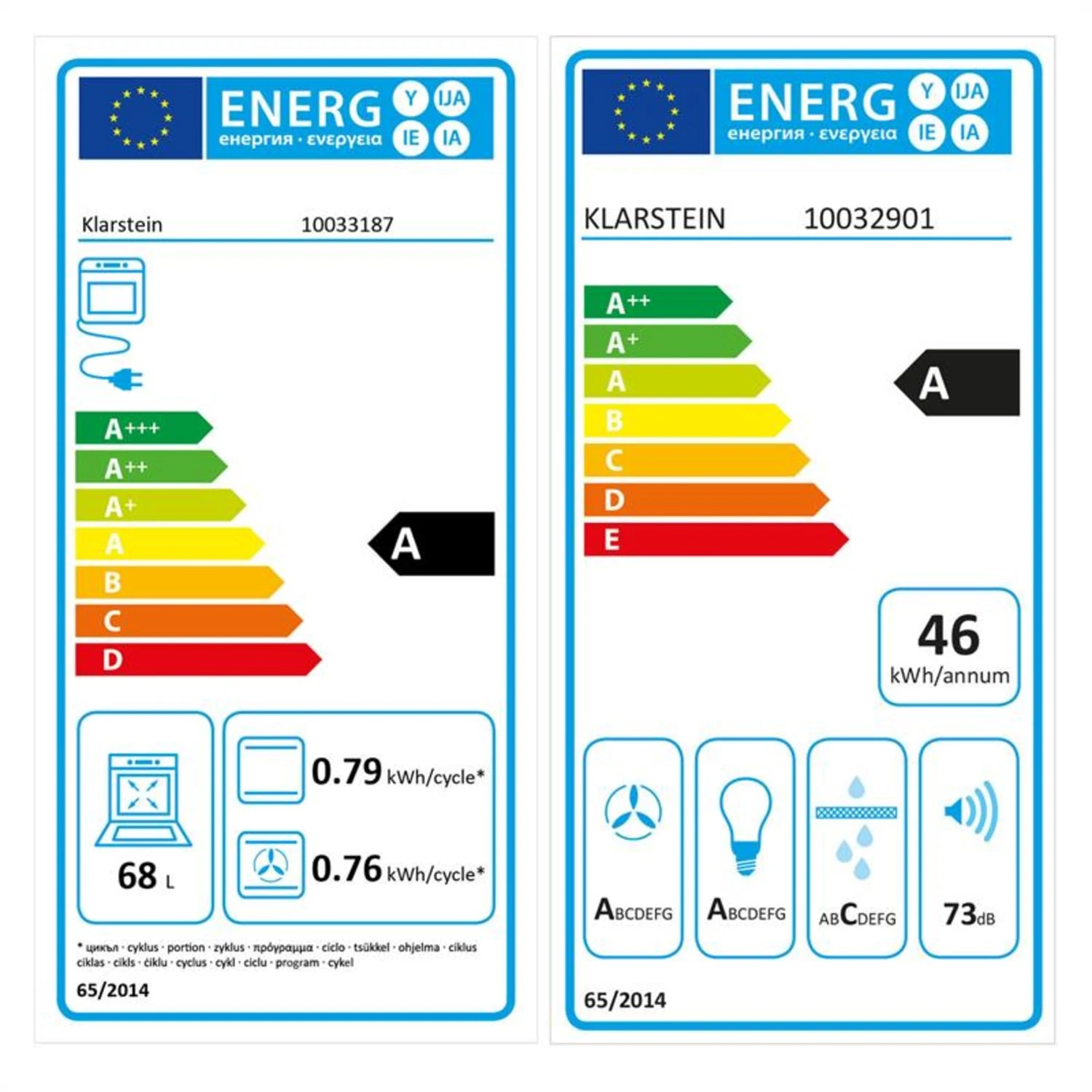 Klarstein Kalahari Limelight Einbau-Set Backofen + Abzugshaube 68Ltr 600 M³/h Schwarz Edelstahl 2 Klarstein Kalahari Limelight Einbau-Set Backofen + Abzugshaube 68Ltr 600 M³/h Schwarz Edelstahl – Bild 2