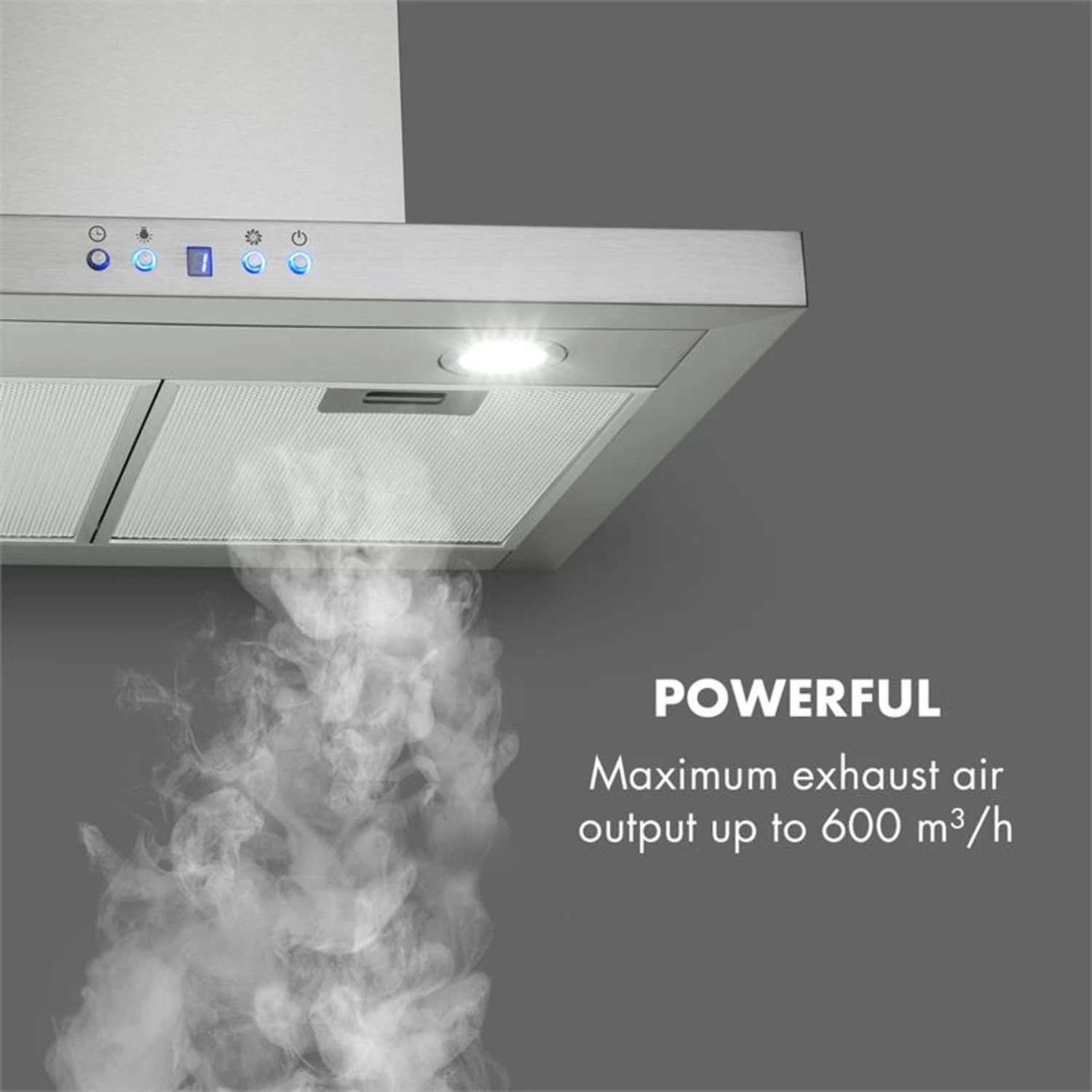 Klarstein Kalahari Limelight Einbau-Set Backofen + Abzugshaube 68Ltr 600 M³/h Schwarz Edelstahl 8 Klarstein Kalahari Limelight Einbau-Set Backofen + Abzugshaube 68Ltr 600 M³/h Schwarz Edelstahl – Bild 8