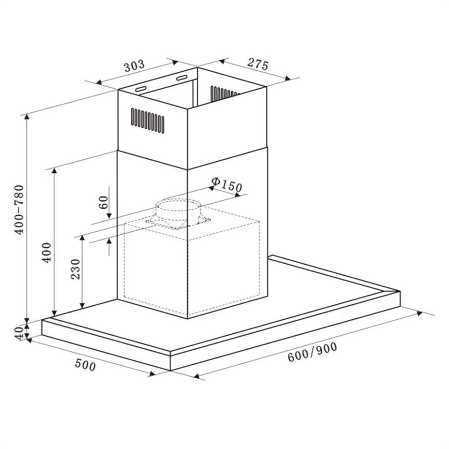 Klarstein Kalahari Limelight Einbau-Set Backofen + Abzugshaube 68Ltr 600 M³/h Schwarz Edelstahl 12 Klarstein Kalahari Limelight Einbau-Set Backofen + Abzugshaube 68Ltr 600 M³/h Schwarz Edelstahl – Bild 12